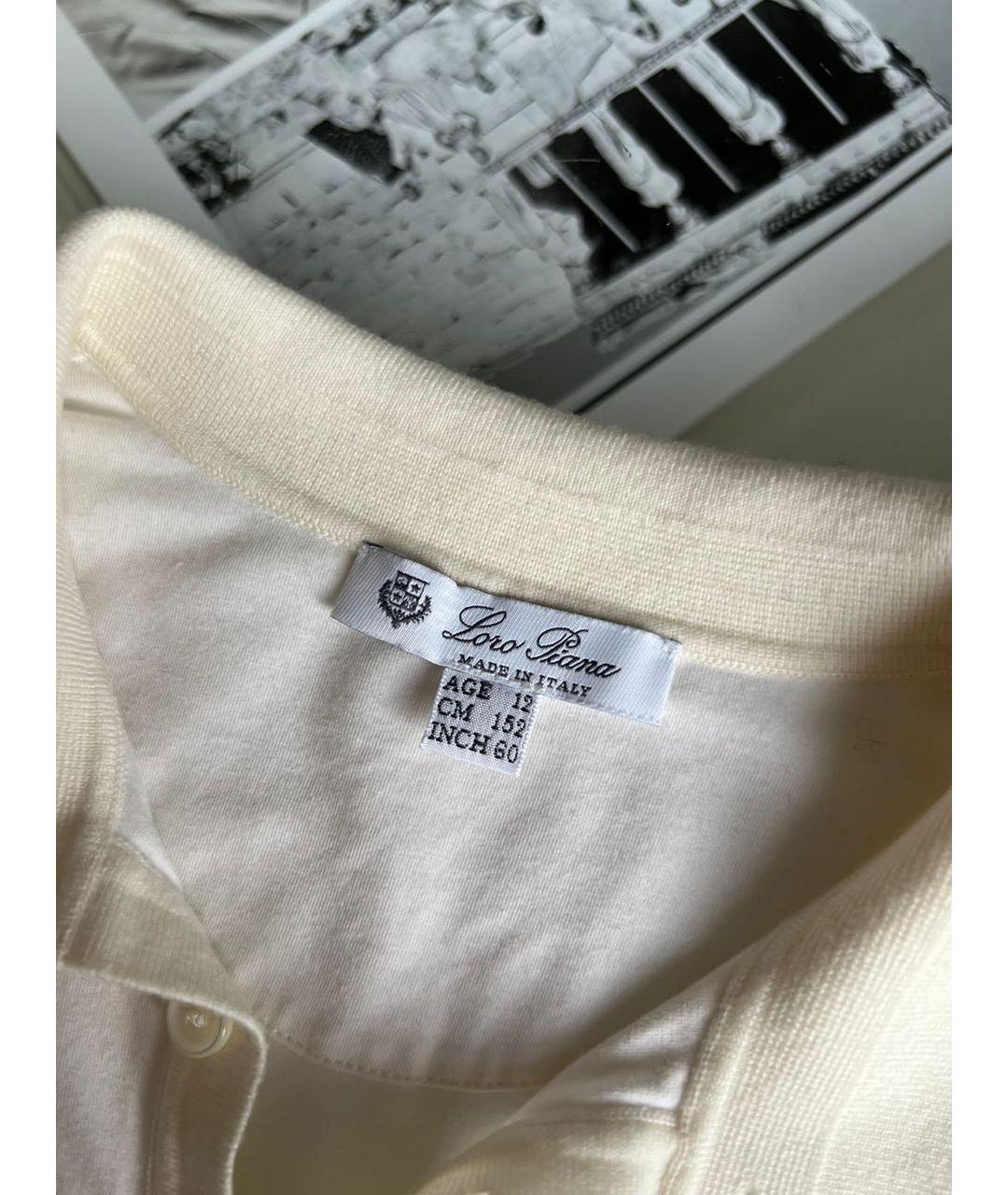 LORO PIANA Белая рубашка/блузка, фото 3