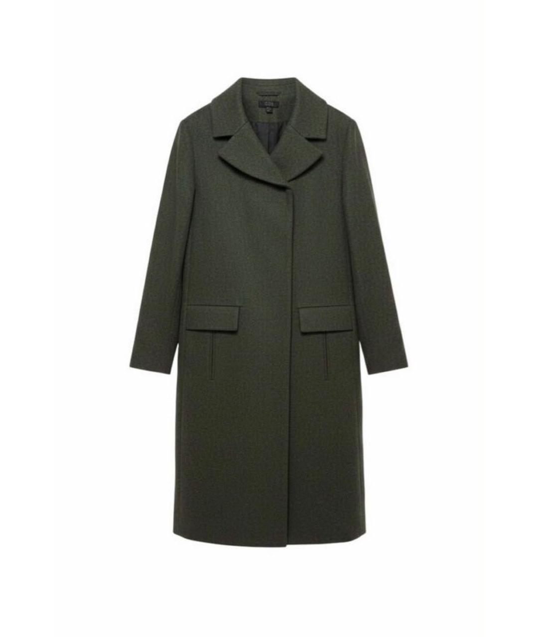 COS Зеленые шерстяное пальто, фото 8