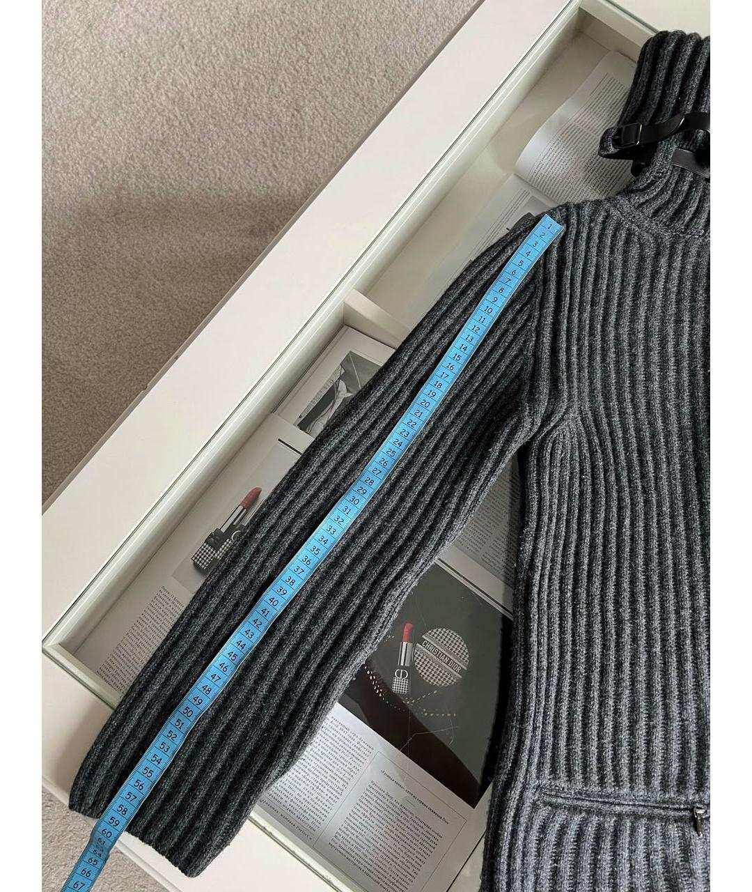 HERMES Антрацитовый кашемировый джемпер / свитер, фото 7