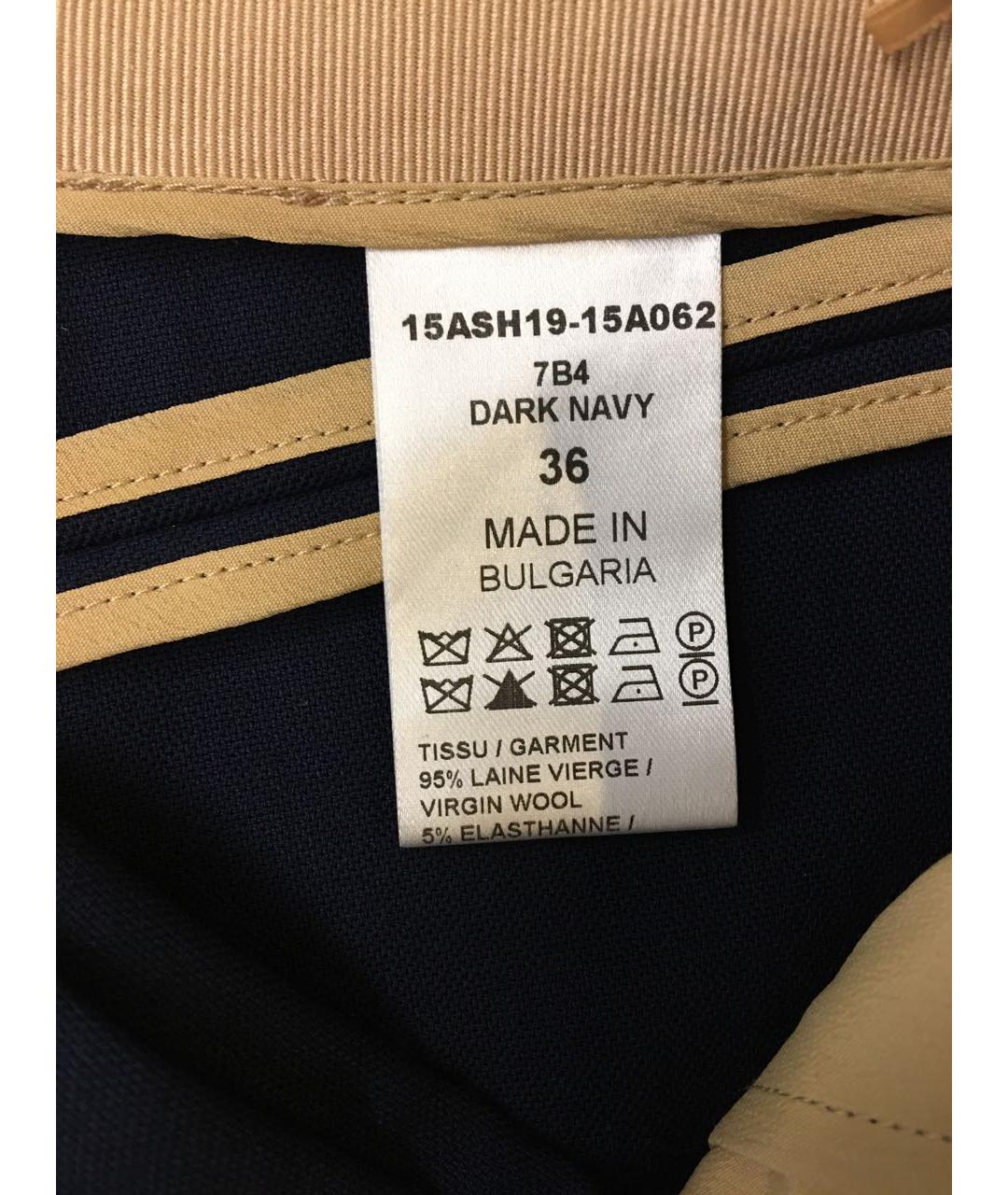 CHLOE Темно-синие шерстяные шорты, фото 5
