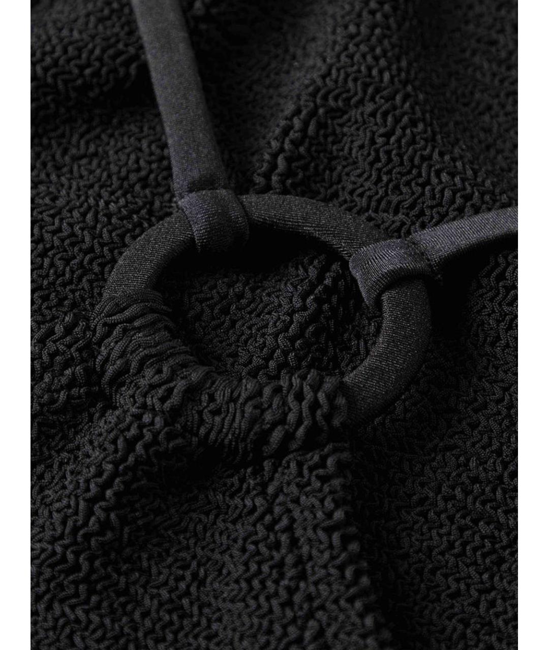 HUNZA G Черный полиамидовый купальник, фото 2