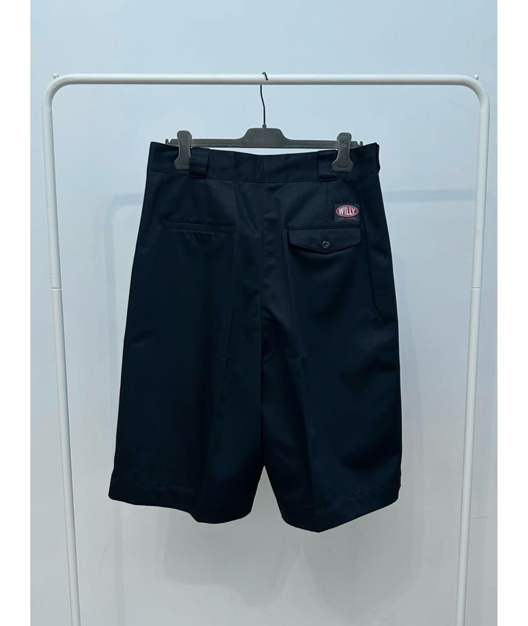 WILLY CHAVARRIA Черные хлопковые шорты, фото 2