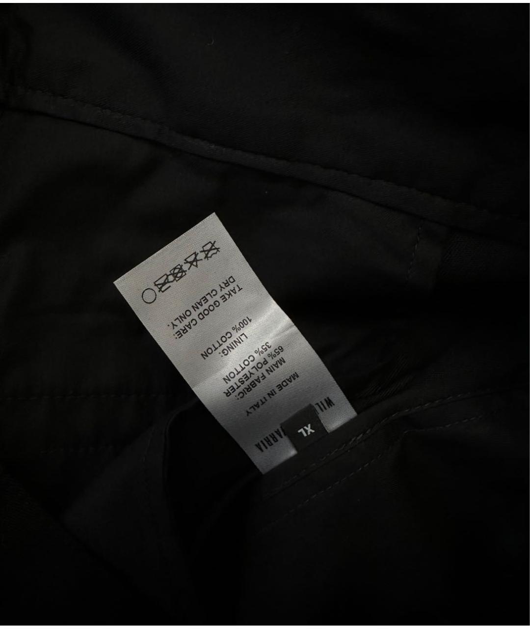 WILLY CHAVARRIA Черные хлопковые шорты, фото 6
