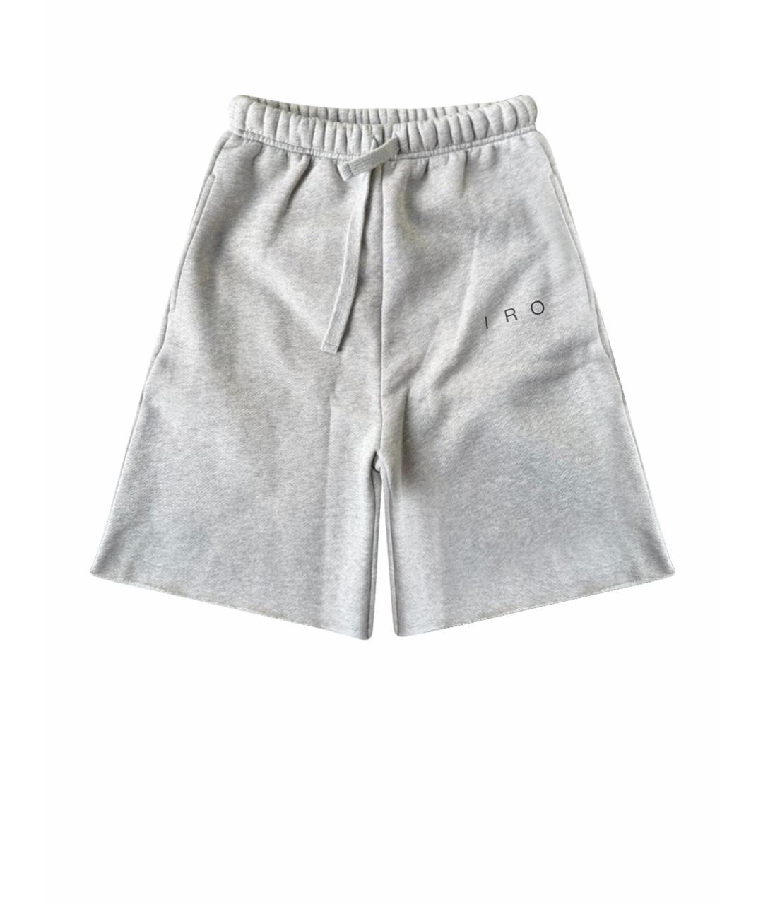 IRO Серые хлопковые шорты, фото 1