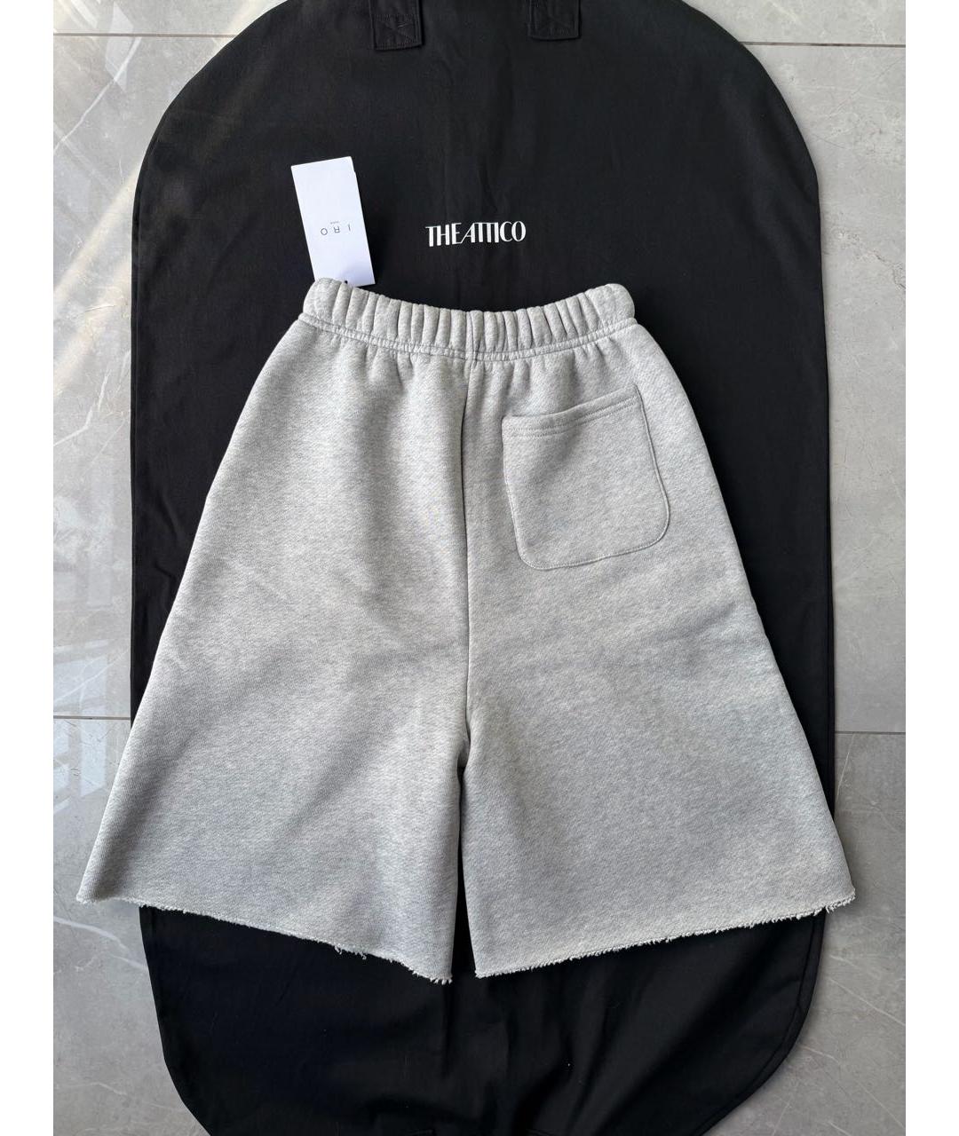 IRO Серые хлопковые шорты, фото 5