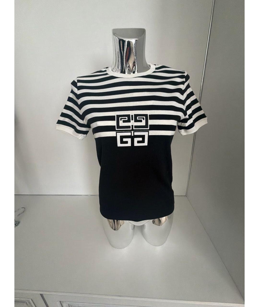 GIVENCHY Черная хлопковая футболка, фото 6