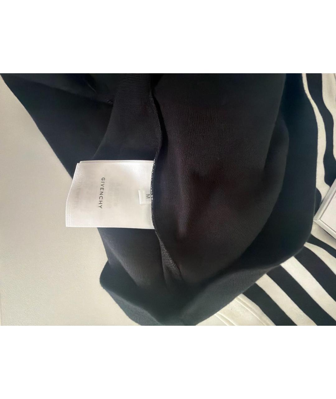 GIVENCHY Черная хлопковая футболка, фото 5