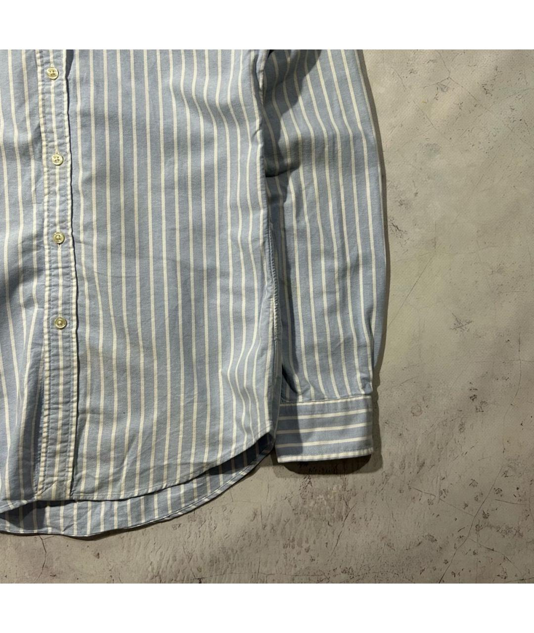 POLO RALPH LAUREN Голубая хлопковая классическая рубашка, фото 3