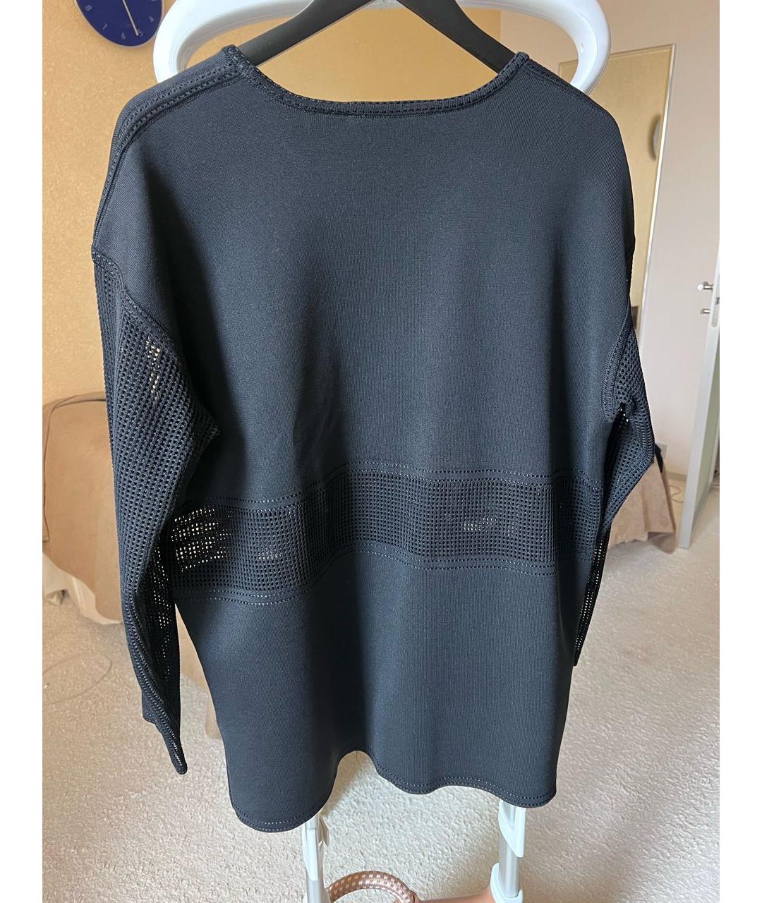 ESCADA Черный хлопко-эластановый джемпер / свитер, фото 2