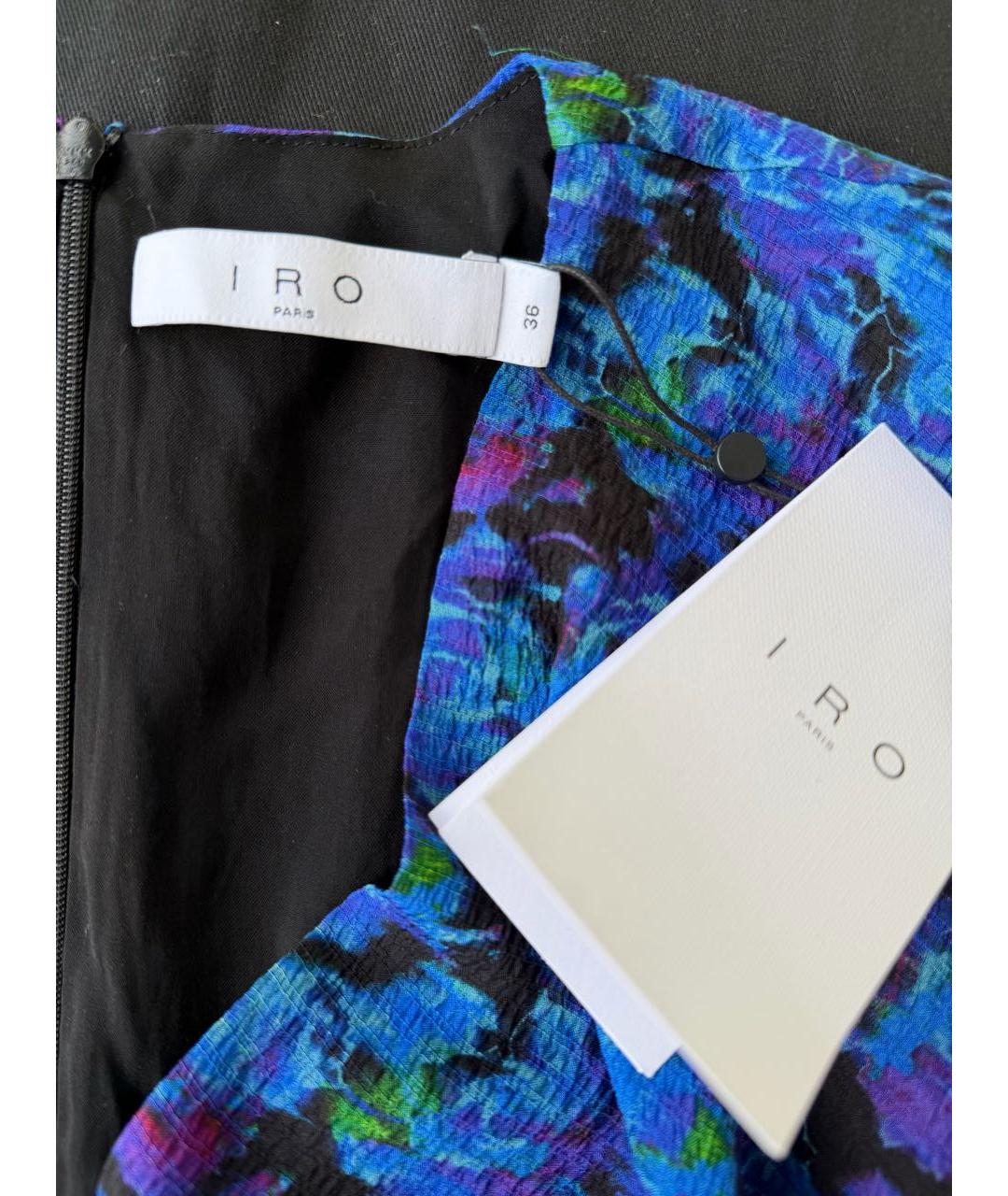 IRO Темно-синее повседневное платье, фото 6