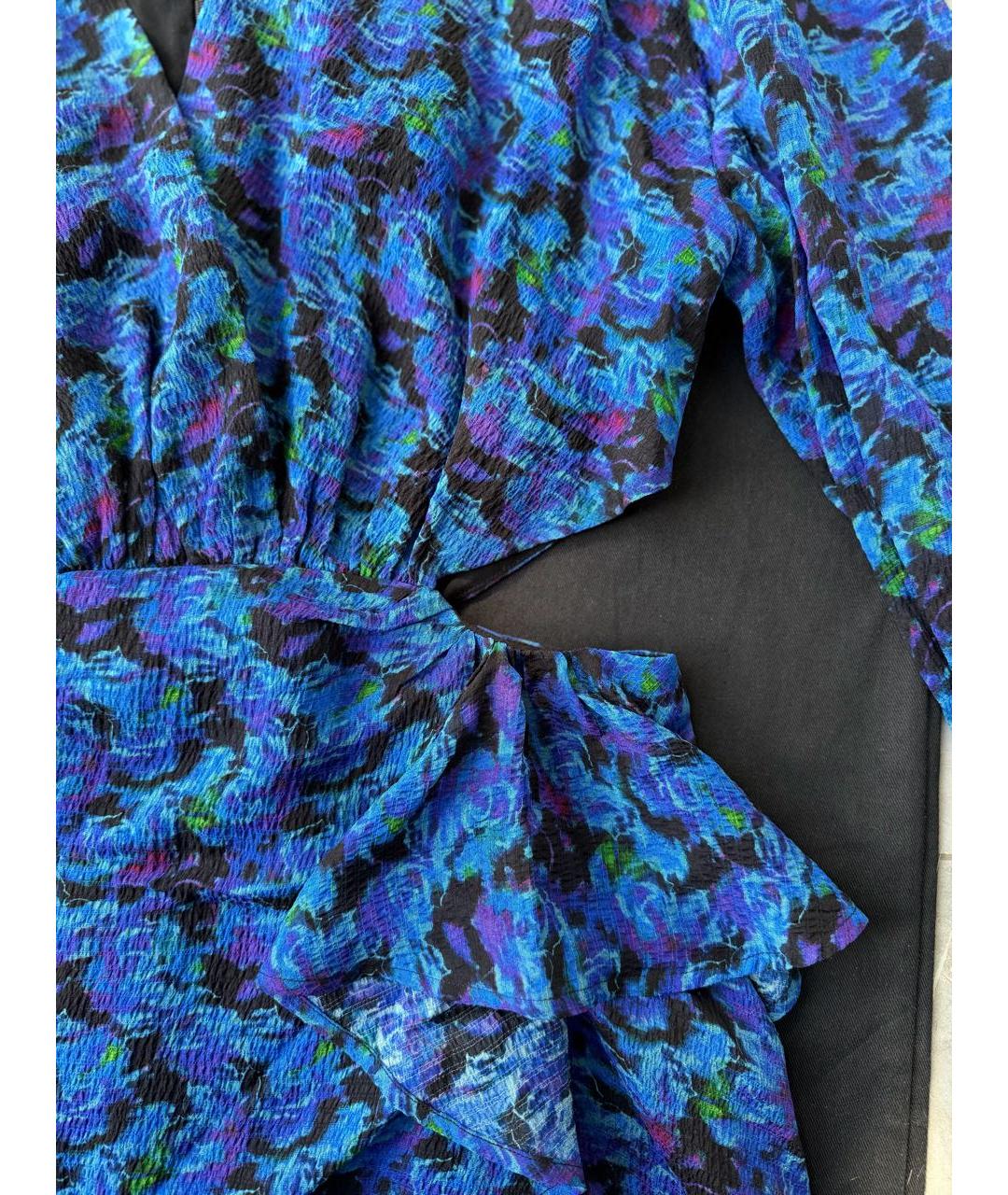 IRO Темно-синее повседневное платье, фото 5