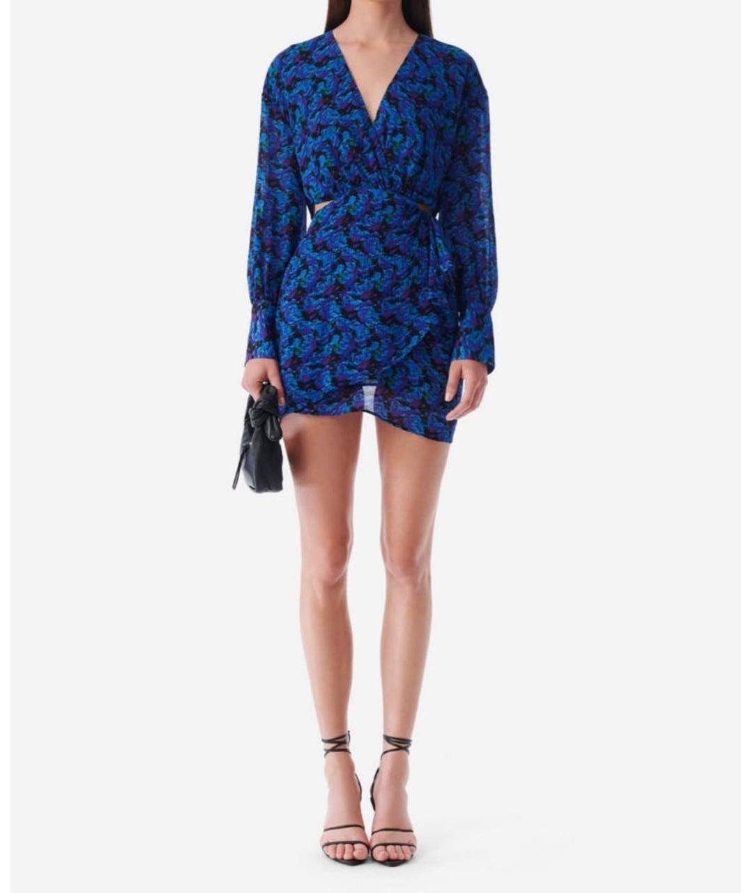 IRO Темно-синее повседневное платье, фото 3