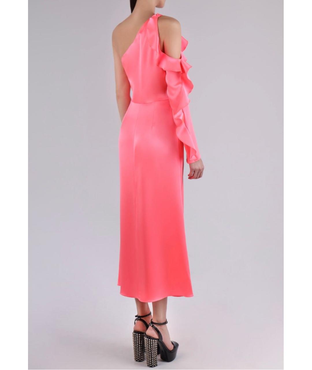 DAVID KOMA Розовое коктейльное платье, фото 4