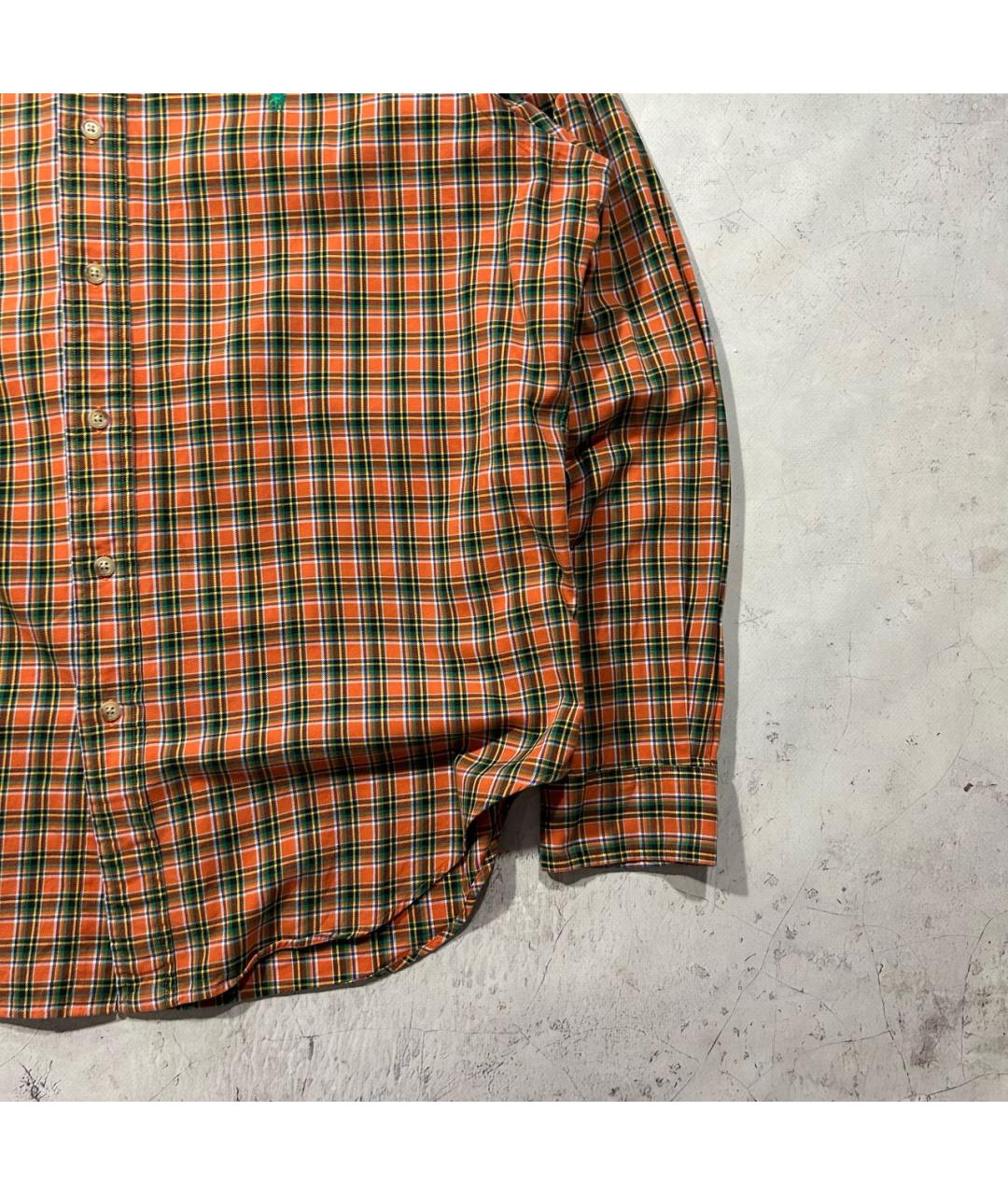 POLO RALPH LAUREN Оранжевая хлопковая кэжуал рубашка, фото 3