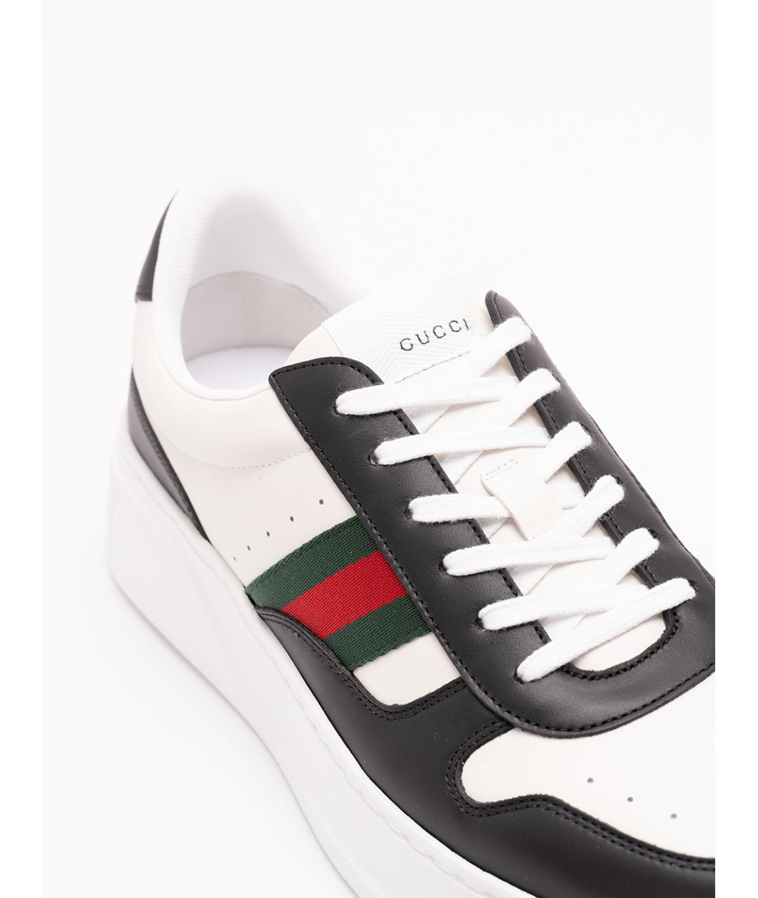 GUCCI Мульти кожаные низкие кроссовки / кеды, фото 5