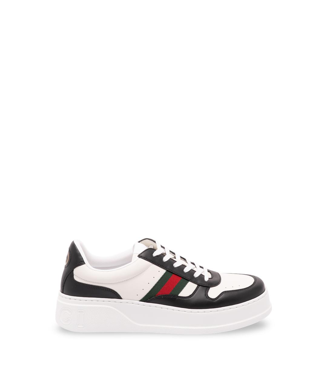 GUCCI Мульти кожаные низкие кроссовки / кеды, фото 1