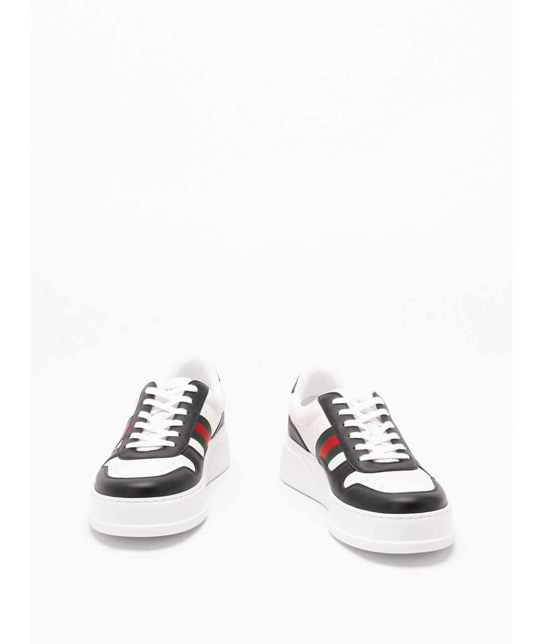 GUCCI Мульти кожаные низкие кроссовки / кеды, фото 2