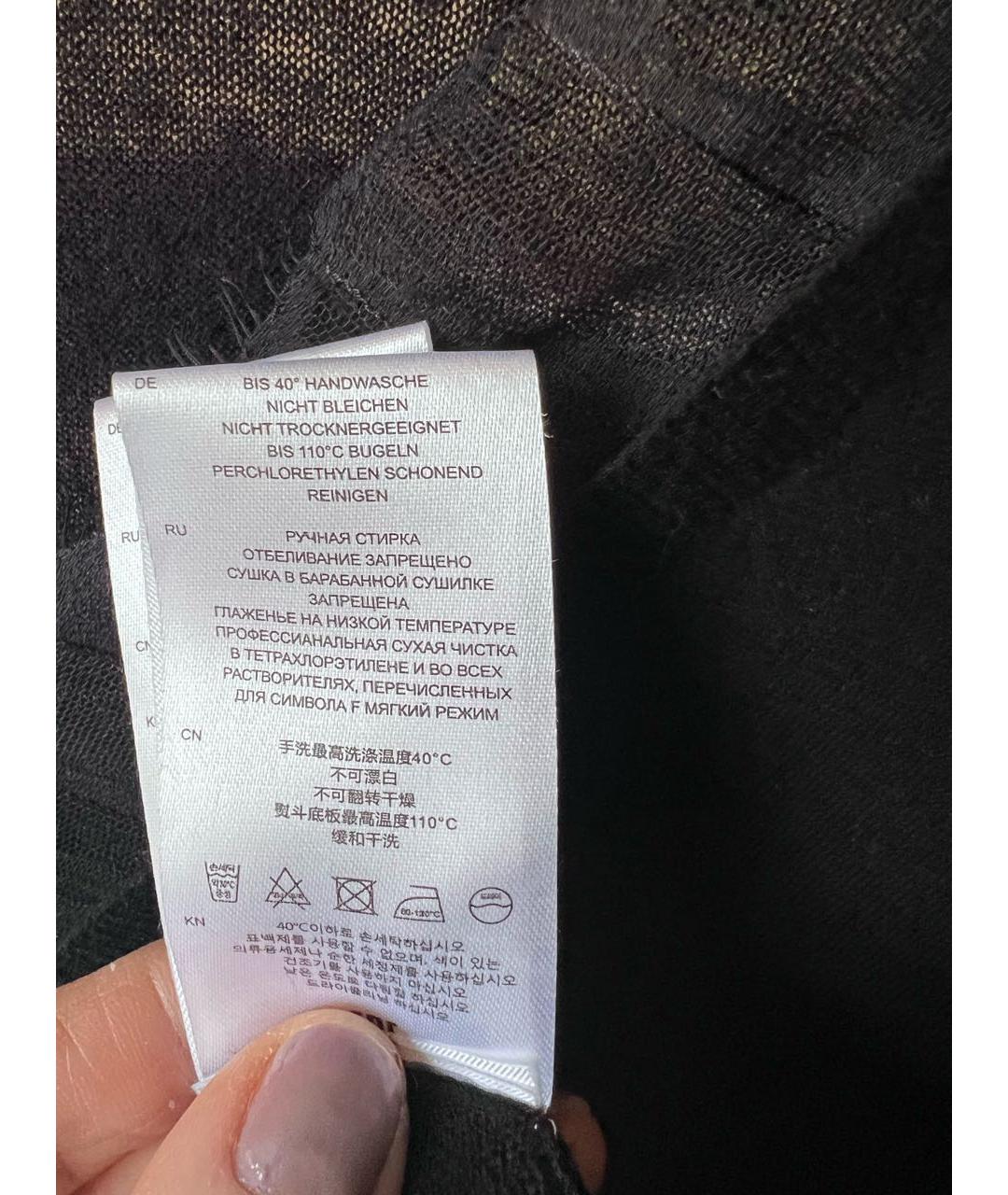 IRO Черный кашемировый джемпер / свитер, фото 4