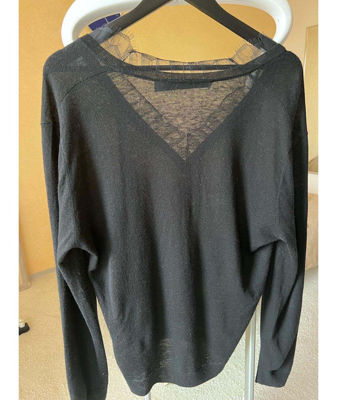 IRO Черный кашемировый джемпер / свитер, фото 2