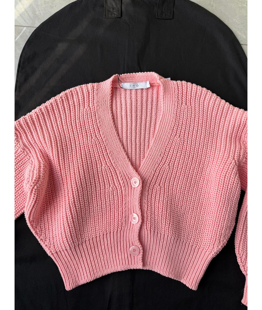 IRO Розовый хлопковый джемпер / свитер, фото 3
