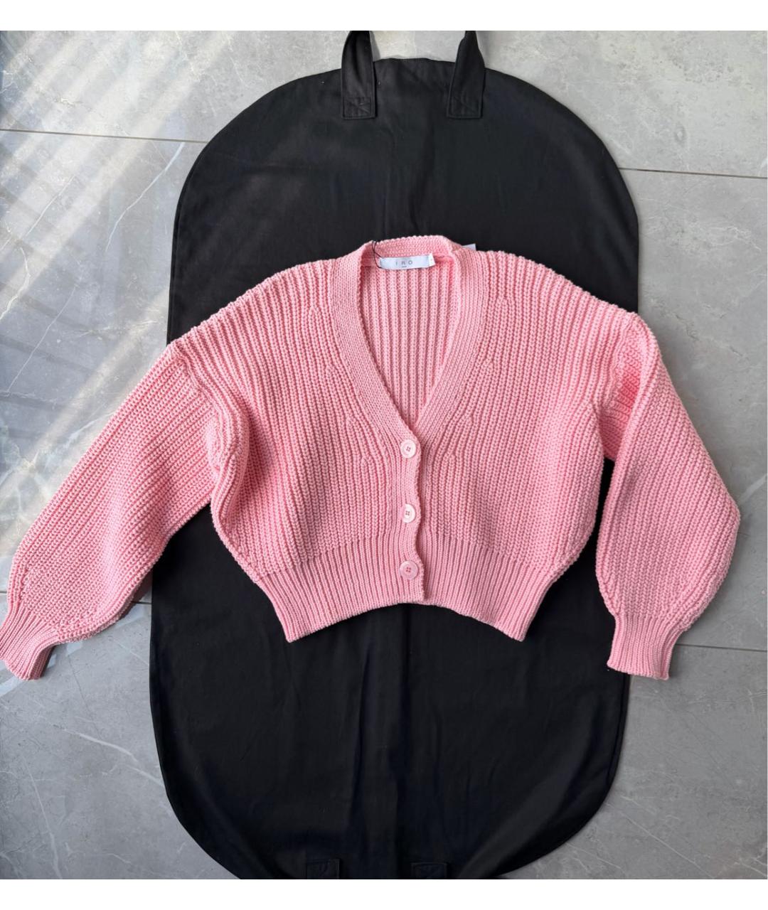IRO Розовый хлопковый джемпер / свитер, фото 6