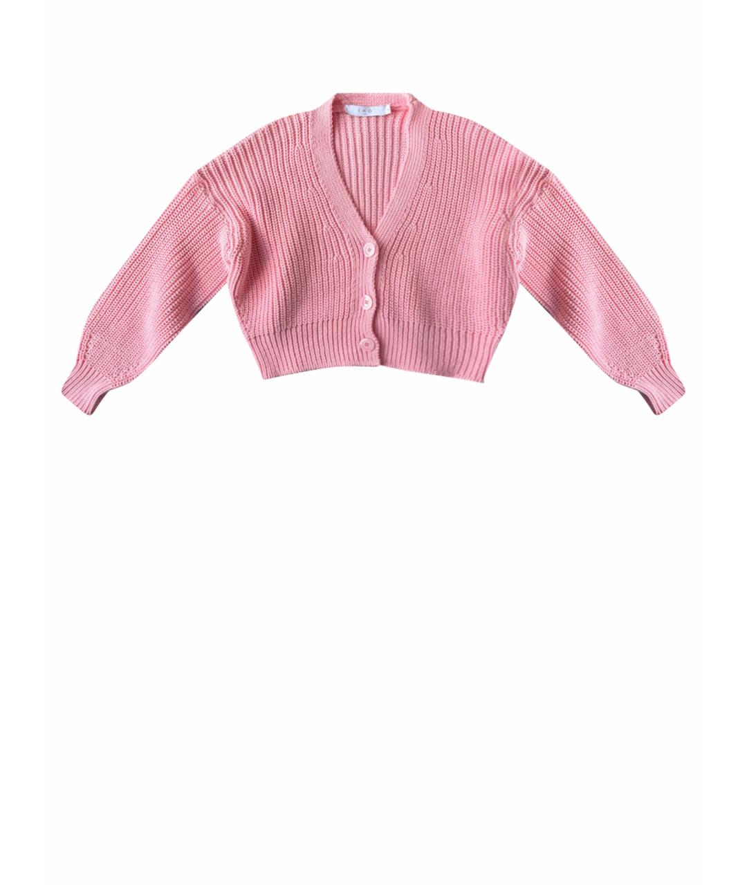 IRO Розовый хлопковый джемпер / свитер, фото 1