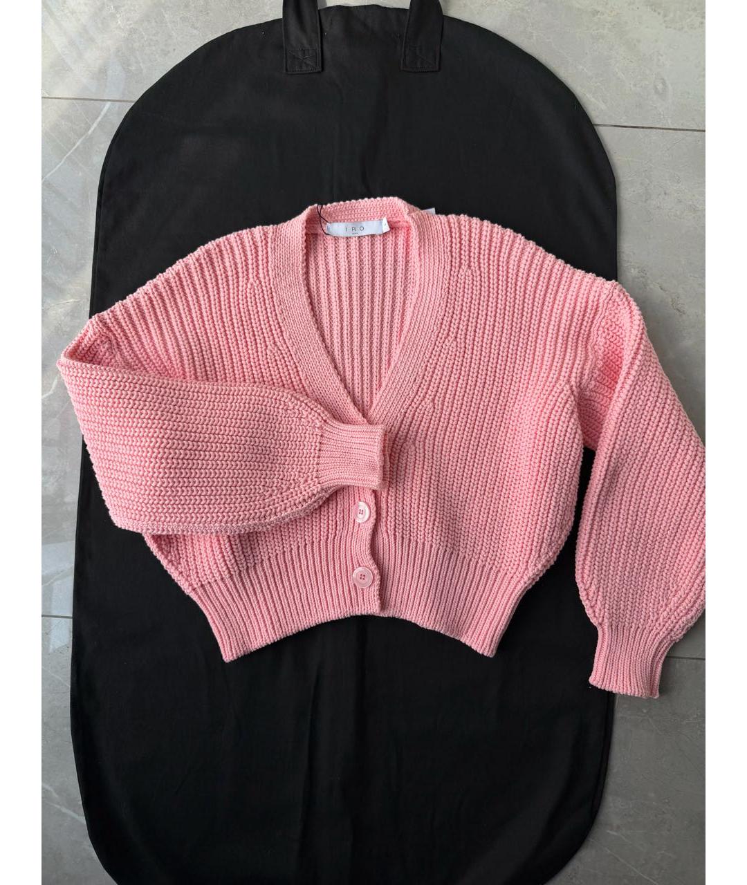 IRO Розовый хлопковый джемпер / свитер, фото 2
