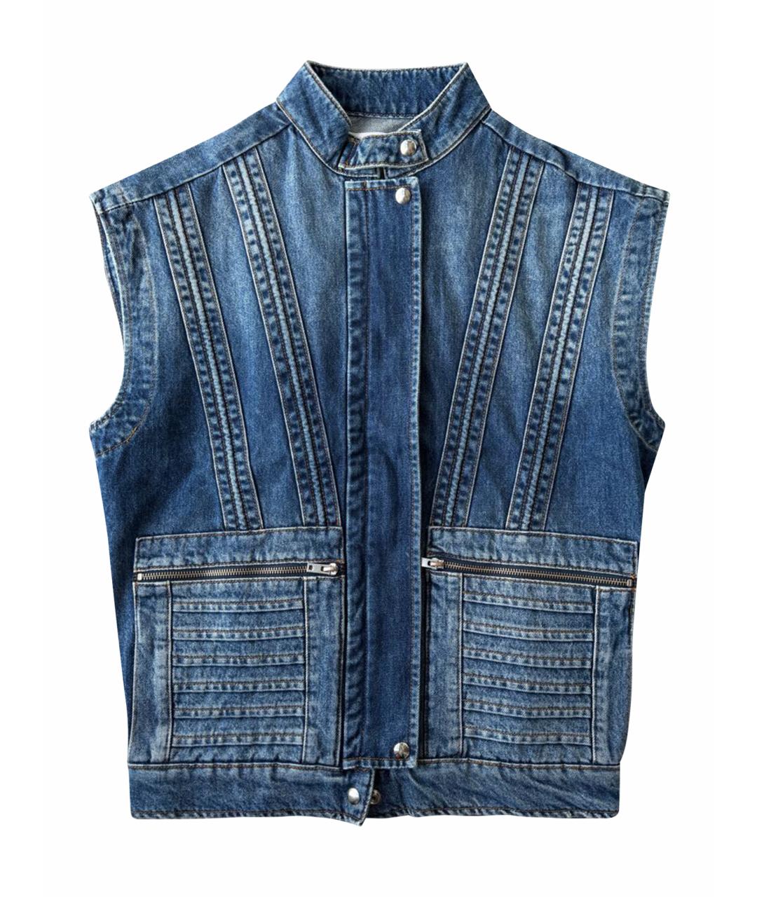 IRO Темно-синий деним жакет/пиджак, фото 1