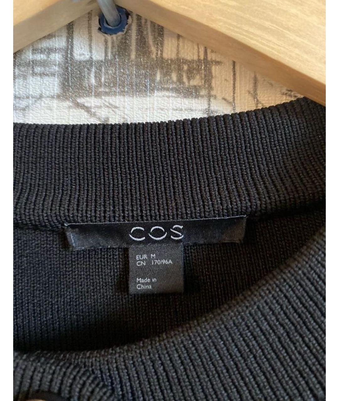 COS Черный вискозный кардиган, фото 3