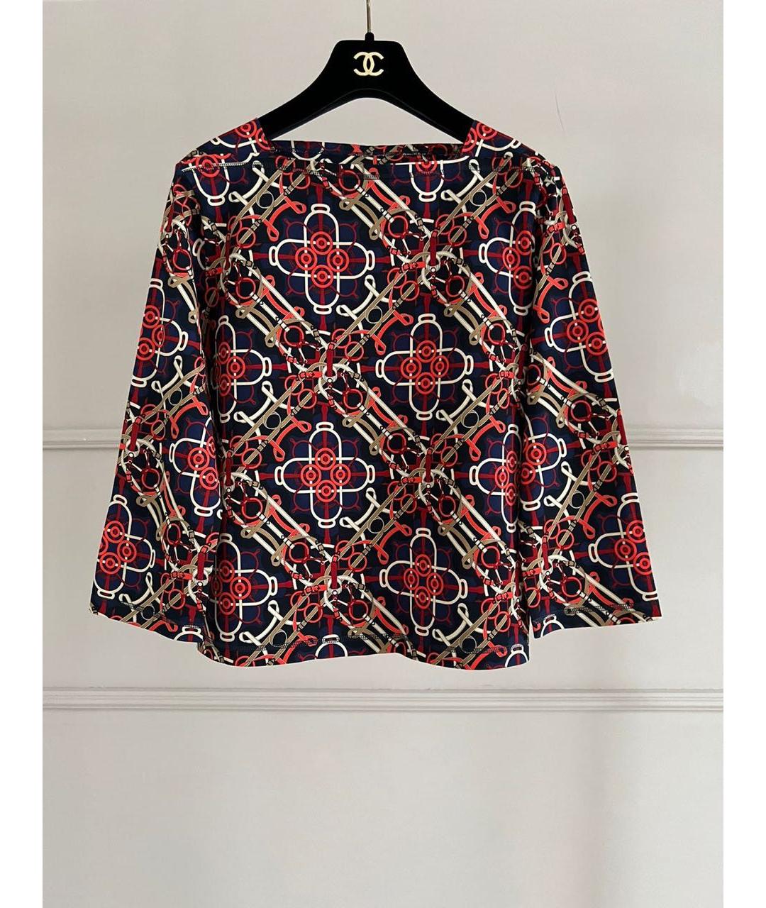 HERMES Хлопко-эластановый джемпер / свитер, фото 8