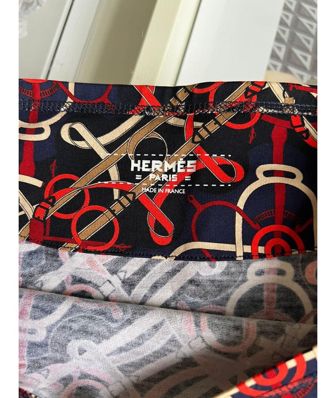 HERMES Хлопко-эластановый джемпер / свитер, фото 3