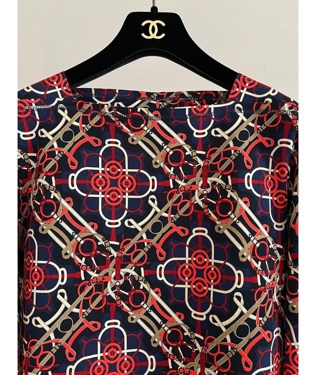 HERMES Хлопко-эластановый джемпер / свитер, фото 4