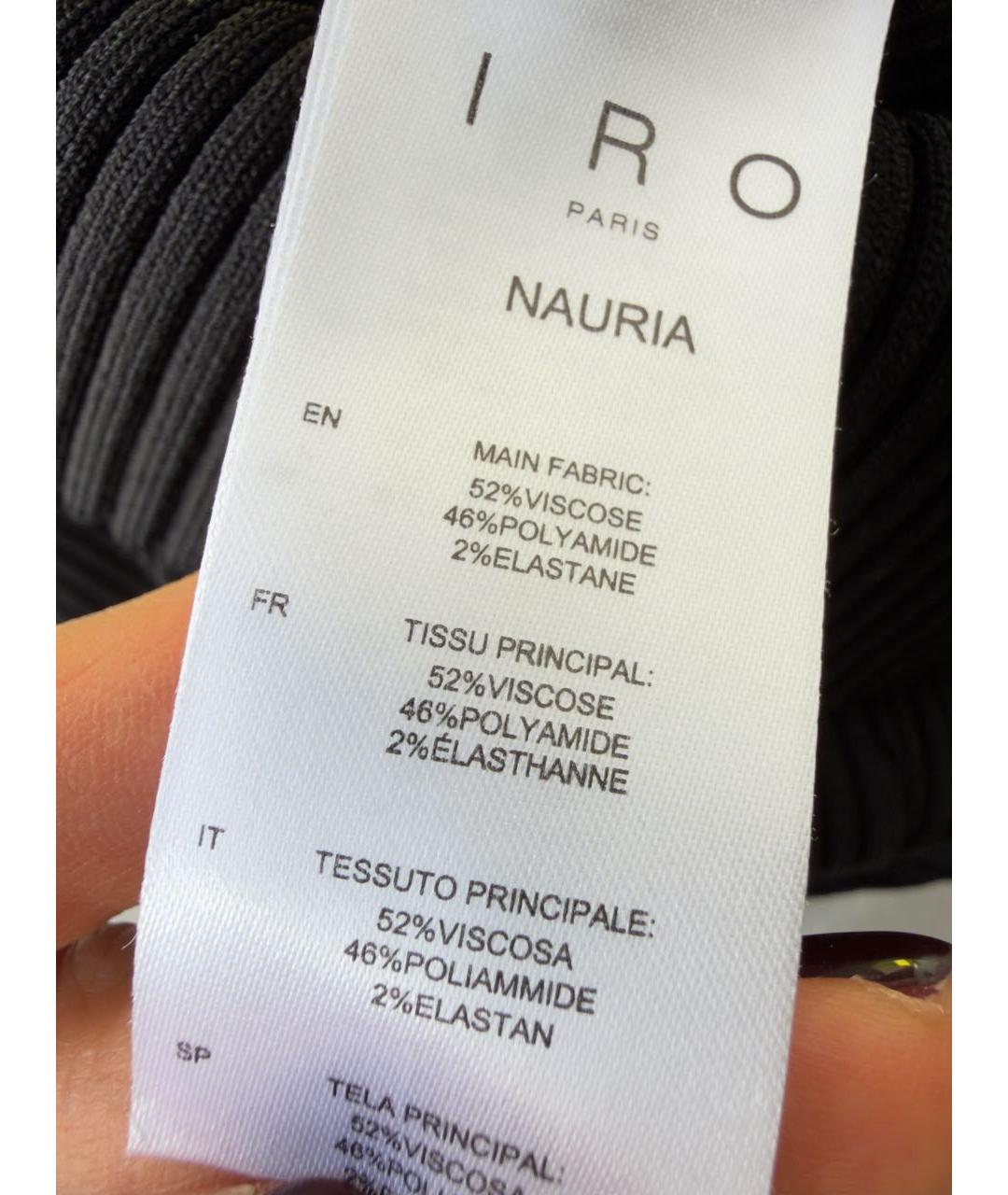 IRO Черное повседневное платье, фото 6