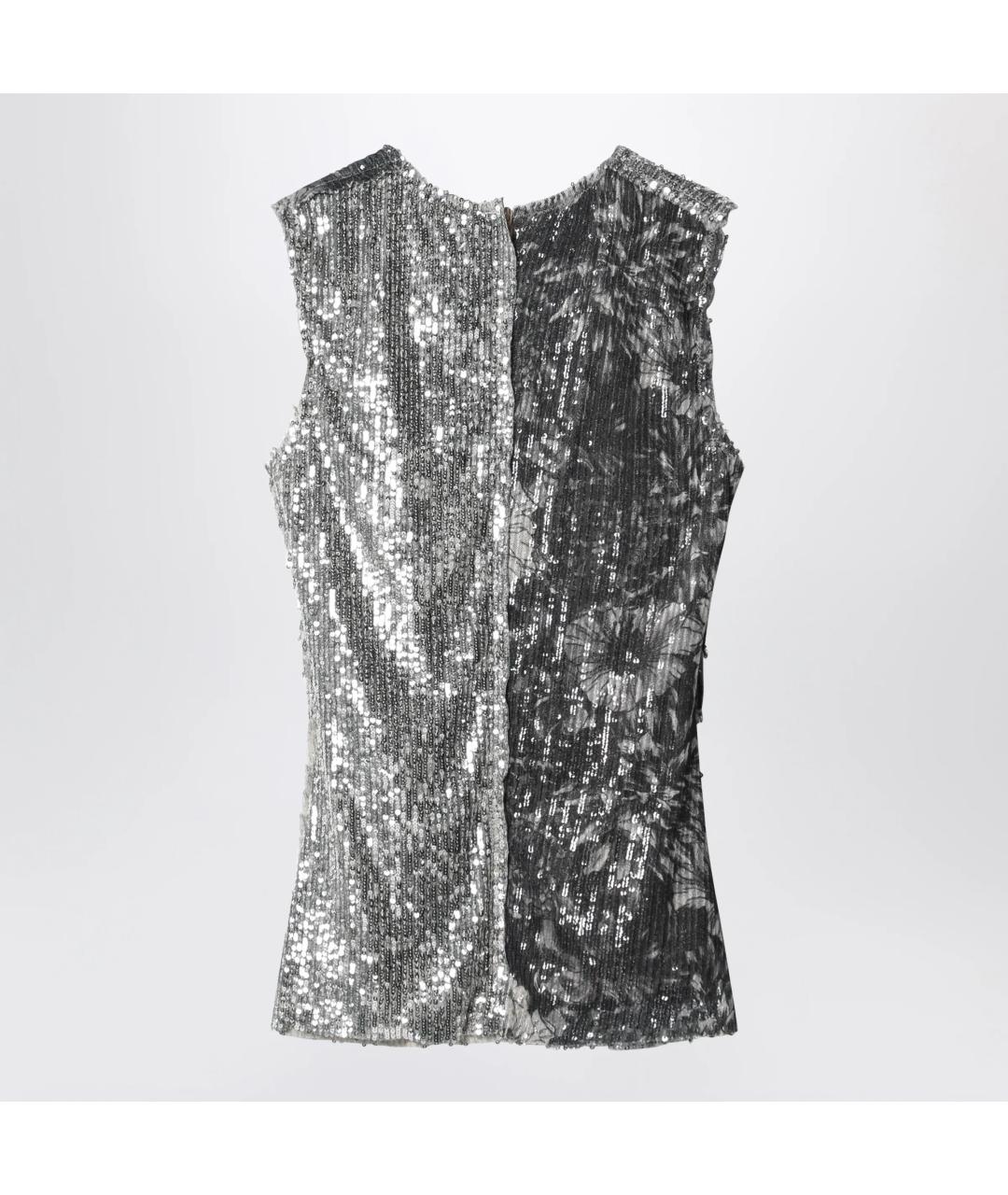 MAISON MARGIELA Голубая майка, фото 2