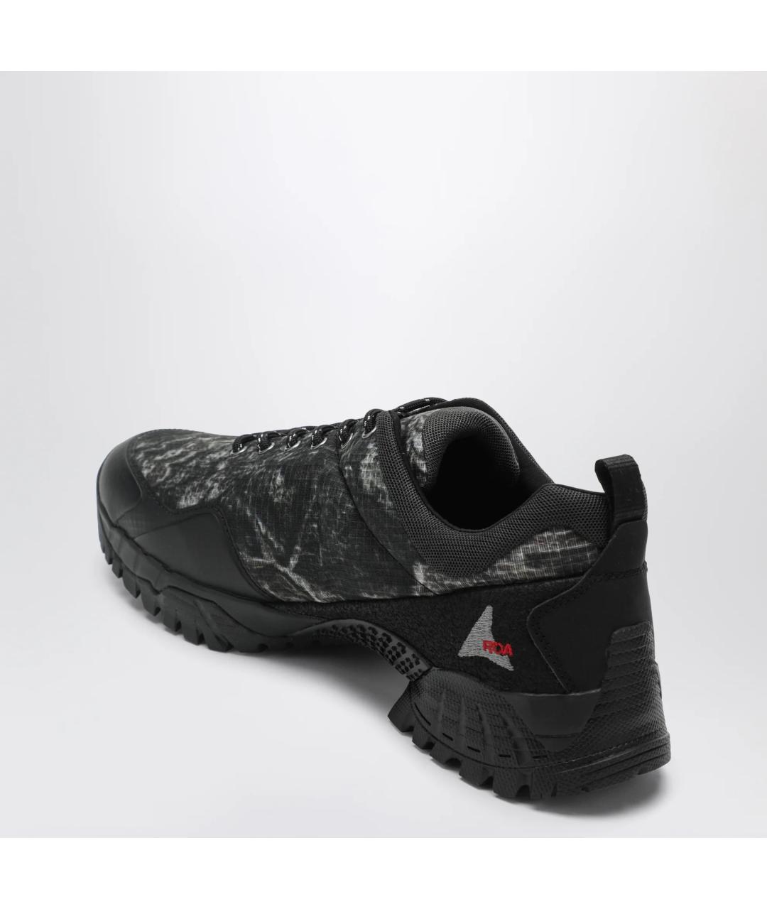 ROA Серые текстильные низкие кроссовки / кеды, фото 5