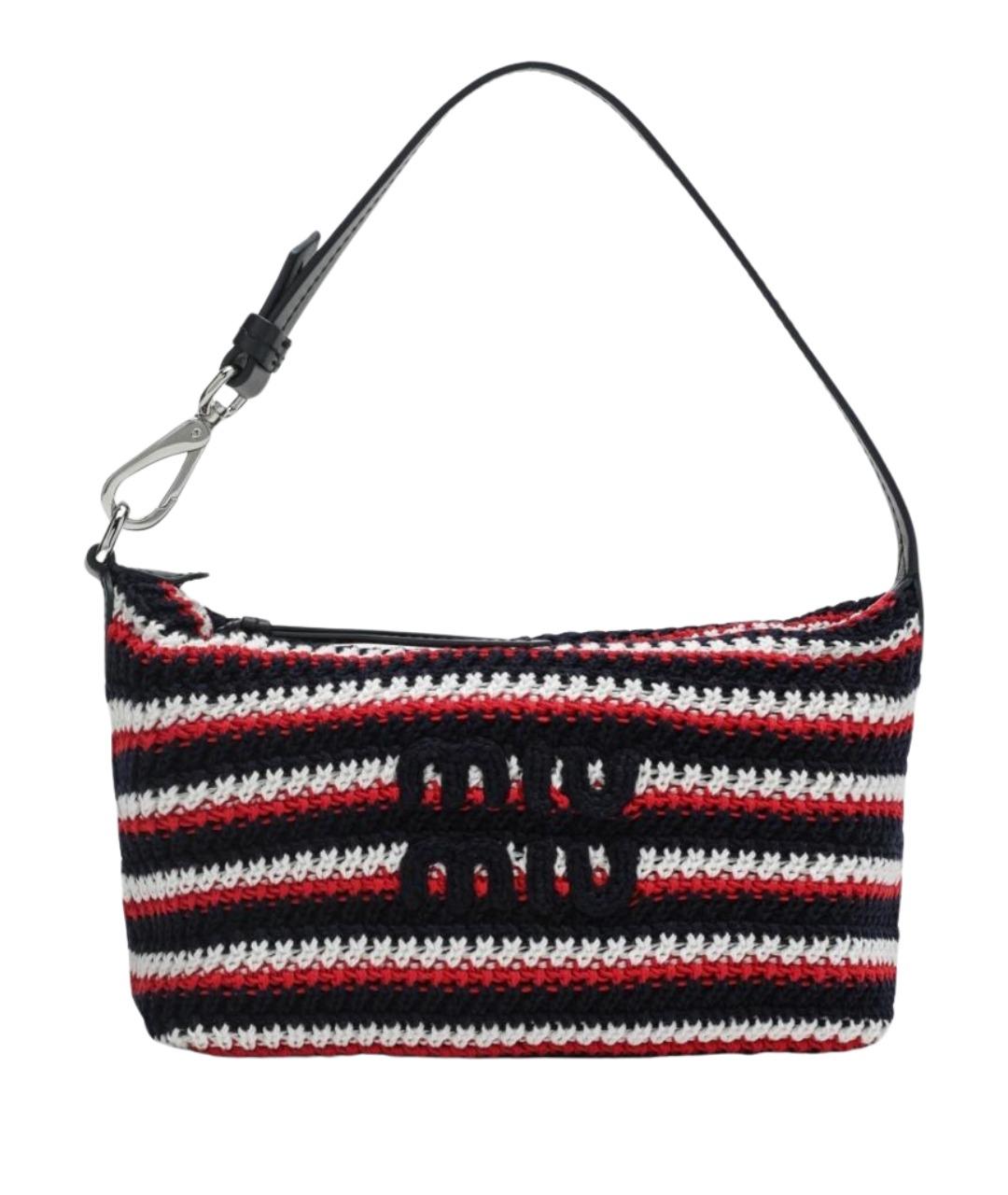 MIU MIU Мульти пелетеная сумка с короткими ручками, фото 1