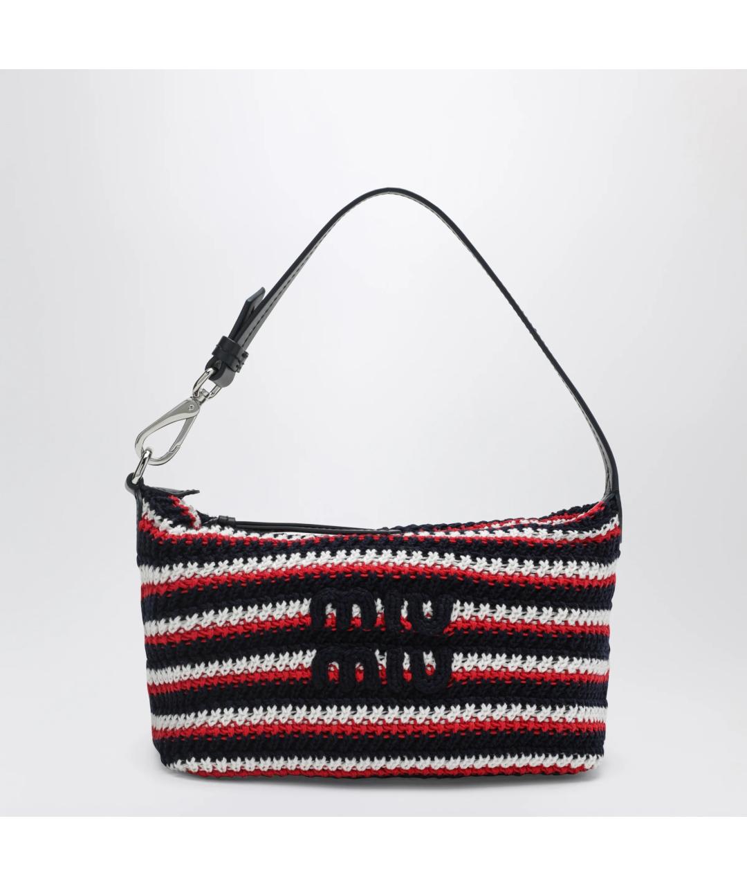 MIU MIU Мульти пелетеная сумка с короткими ручками, фото 3