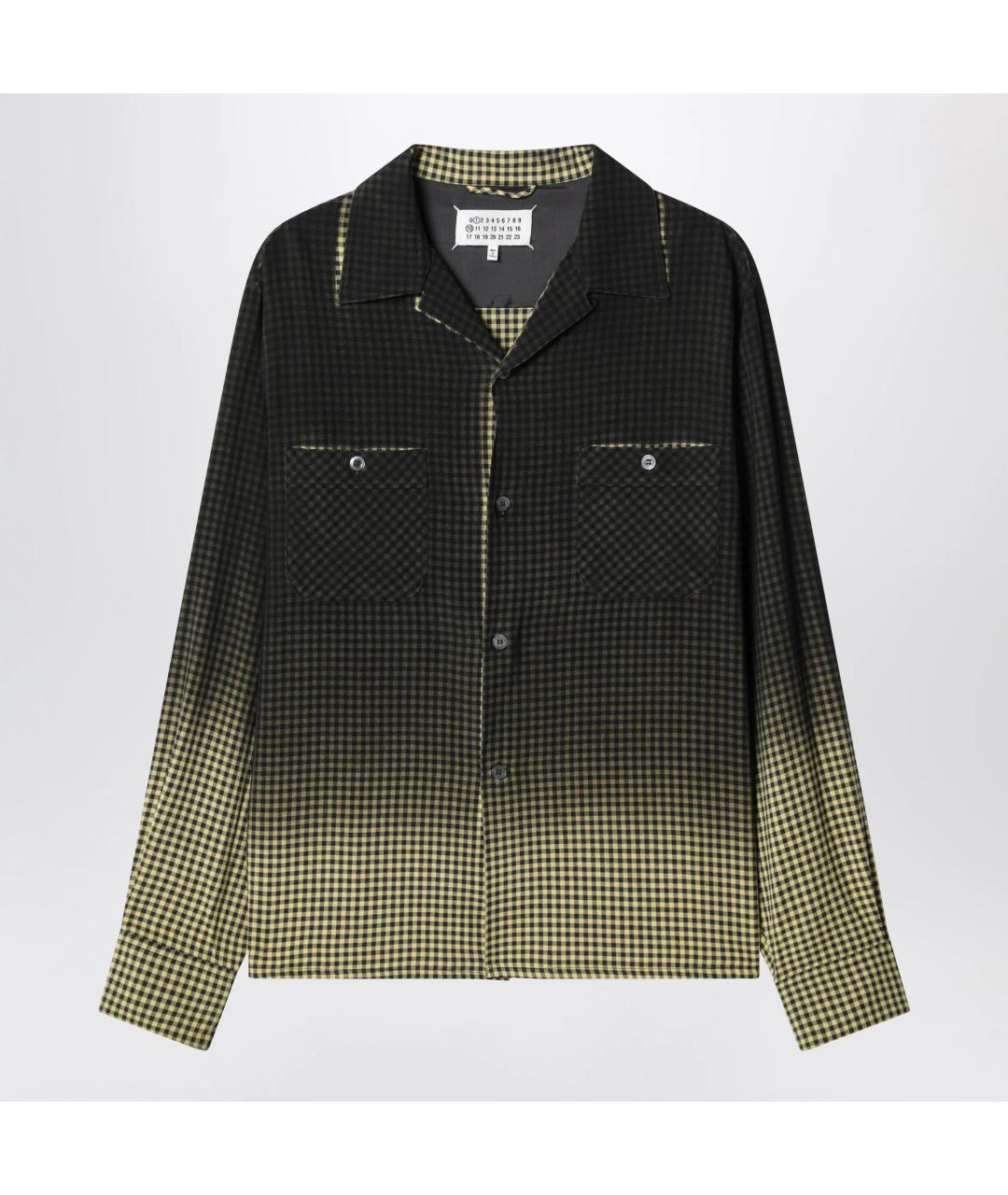 MAISON MARGIELA Черная вискозная рубашка, фото 3