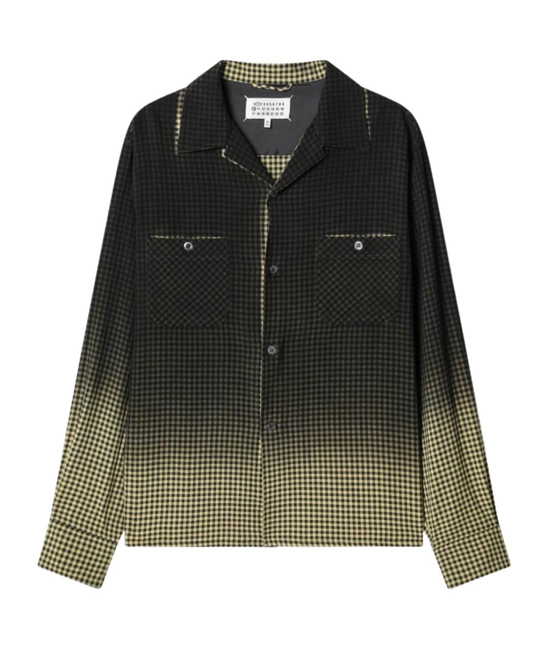 MAISON MARGIELA Черная вискозная рубашка, фото 1