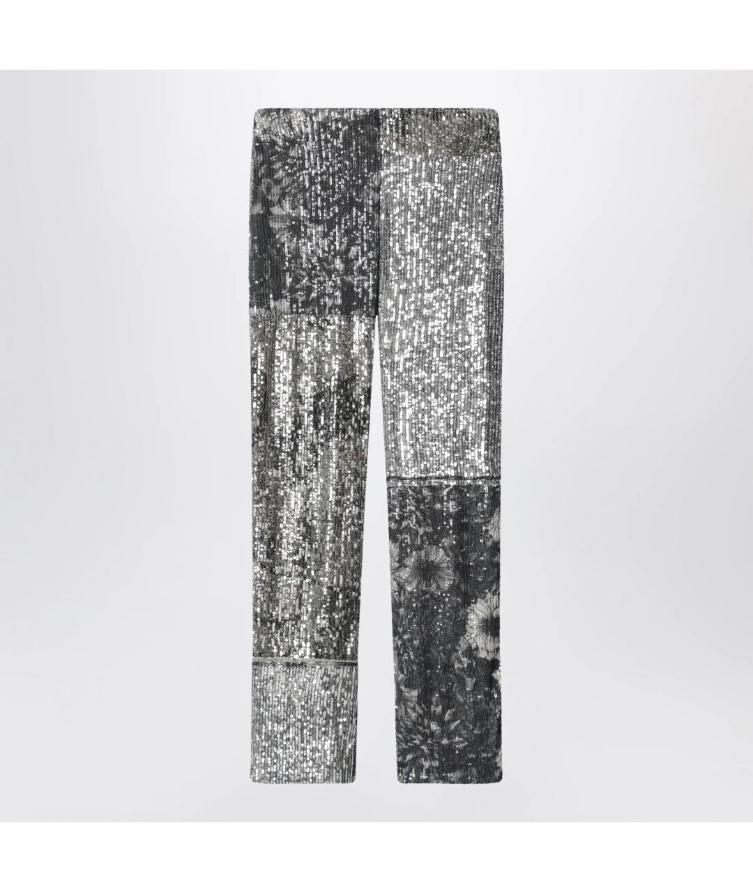 MAISON MARGIELA Мульти полиэстеровые прямые брюки, фото 3