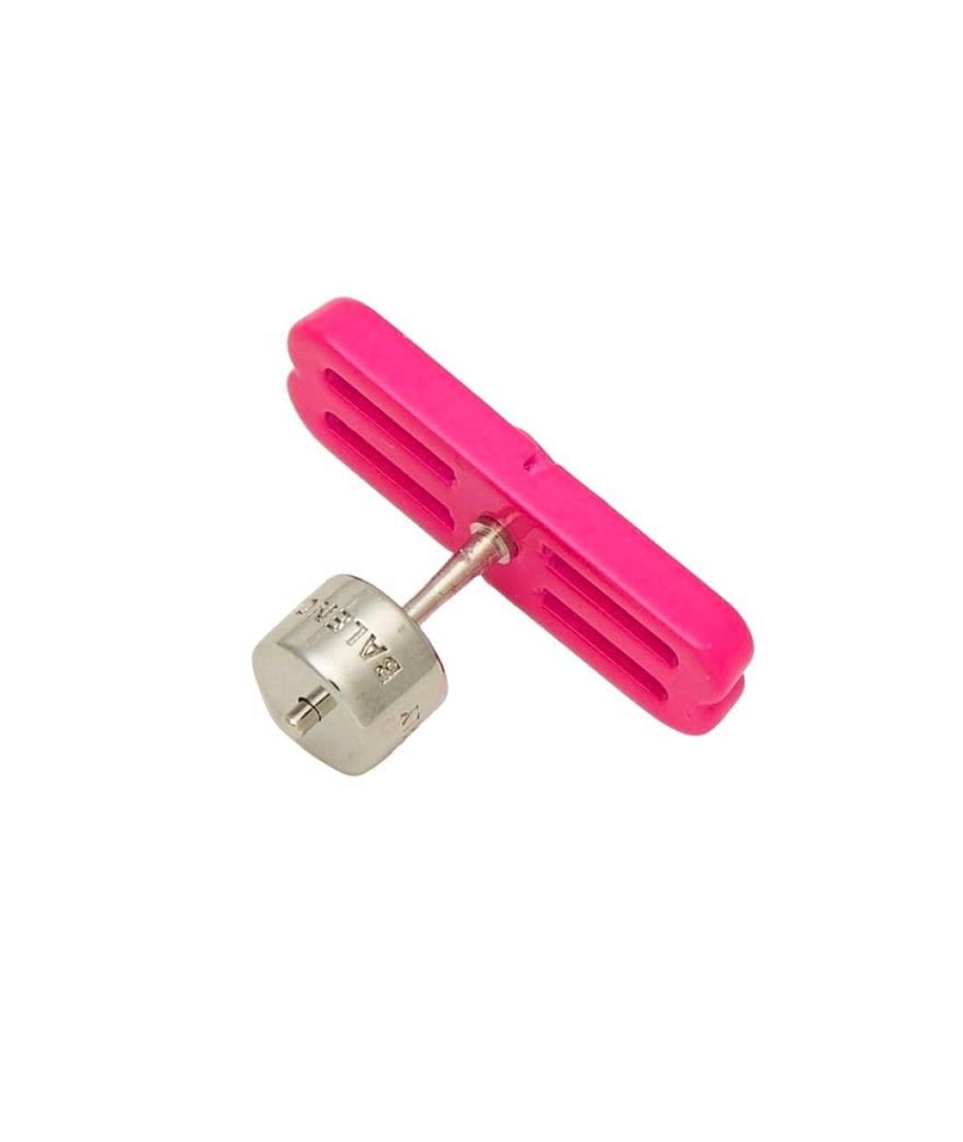 BALENCIAGA Фуксия пластиковые серьги, фото 2