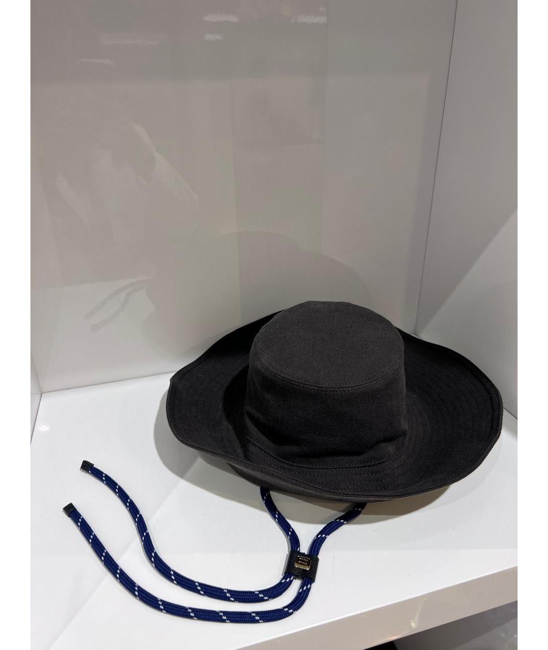 MIU MIU Черная шляпа, фото 2