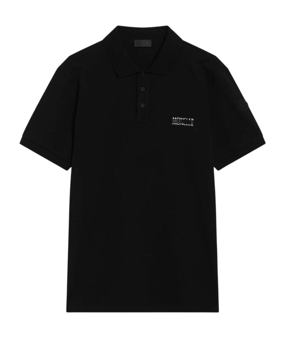 MONCLER Черная хлопковая кэжуал рубашка, фото 1