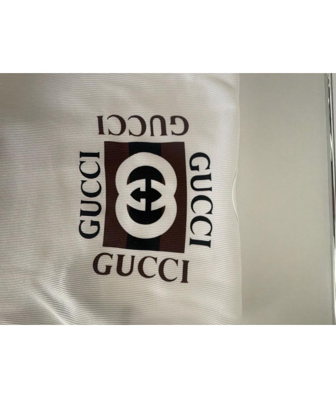 GUCCI Белая хлопко-эластановая майка, фото 4