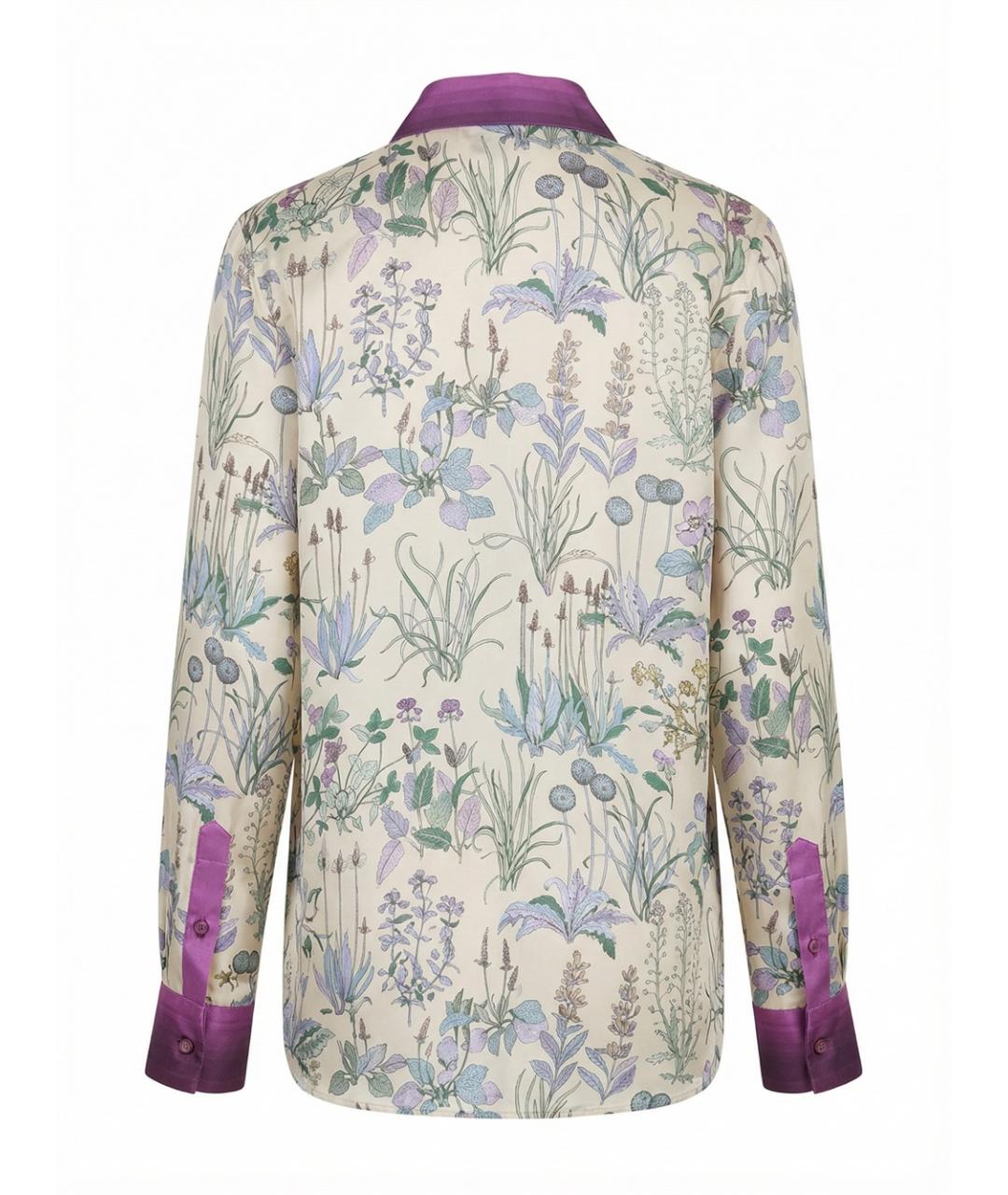 GUCCI Мульти шелковая рубашка, фото 2