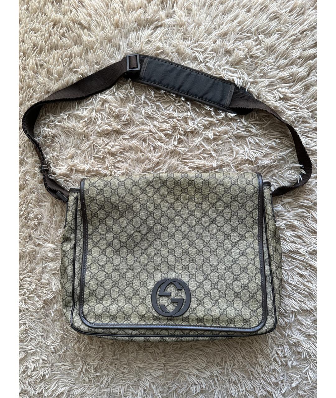 GUCCI Бежевая сумка на плечо, фото 8