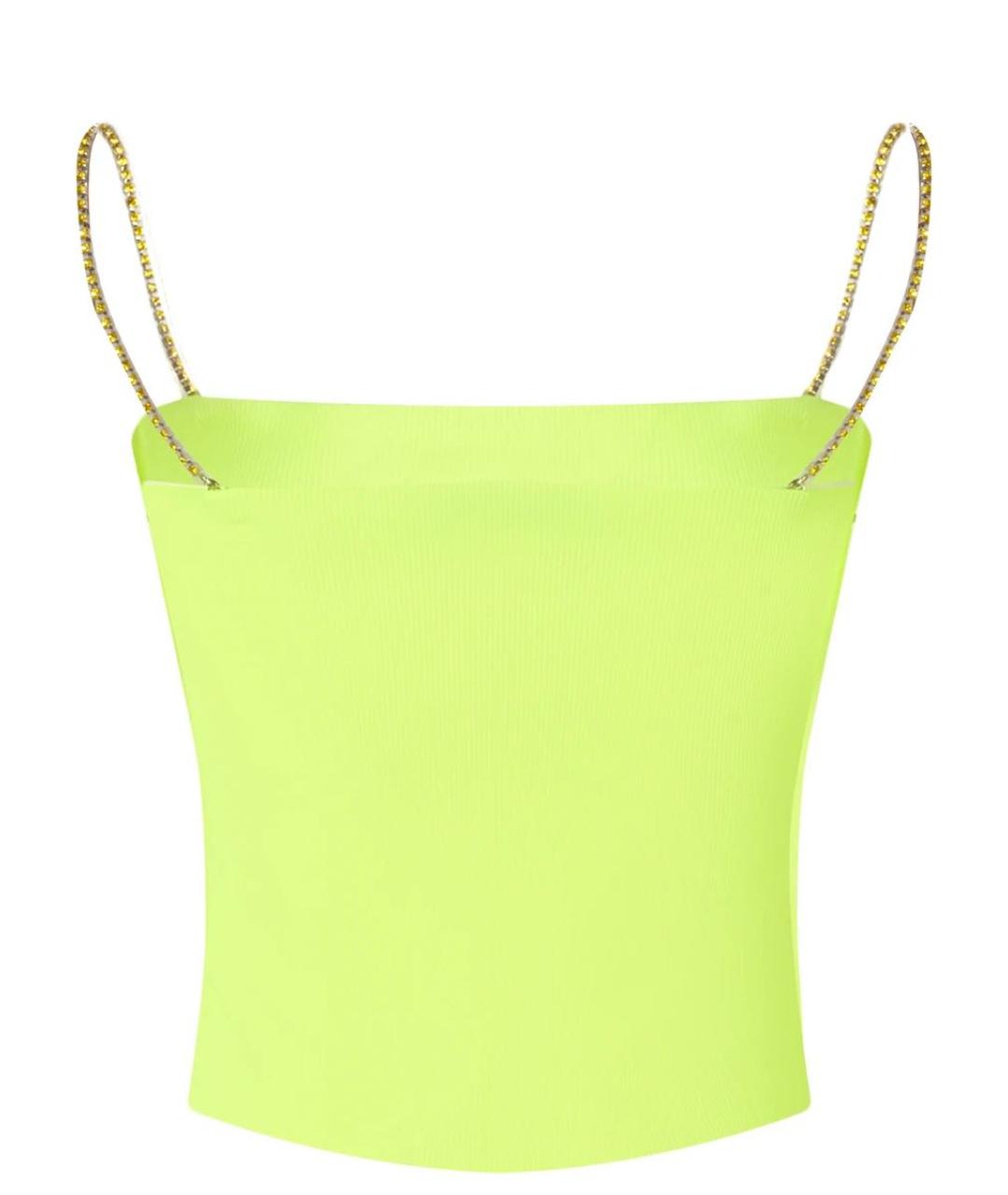 GCDS Зеленая полиамидовая майка, фото 2