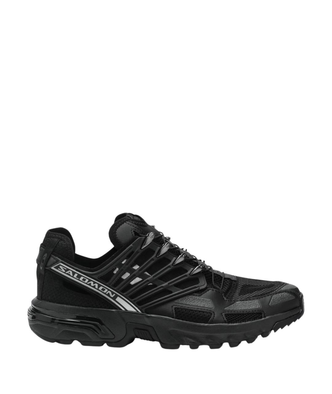 SALOMON Черные текстильные низкие кроссовки / кеды, фото 1