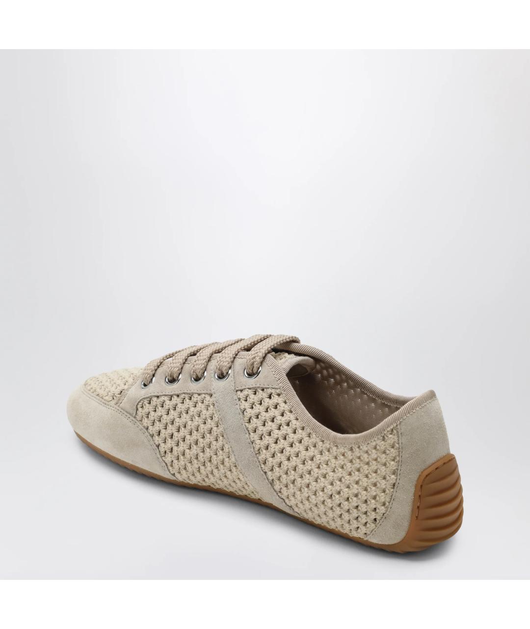 GIVENCHY Бежевые текстильные кеды, фото 2