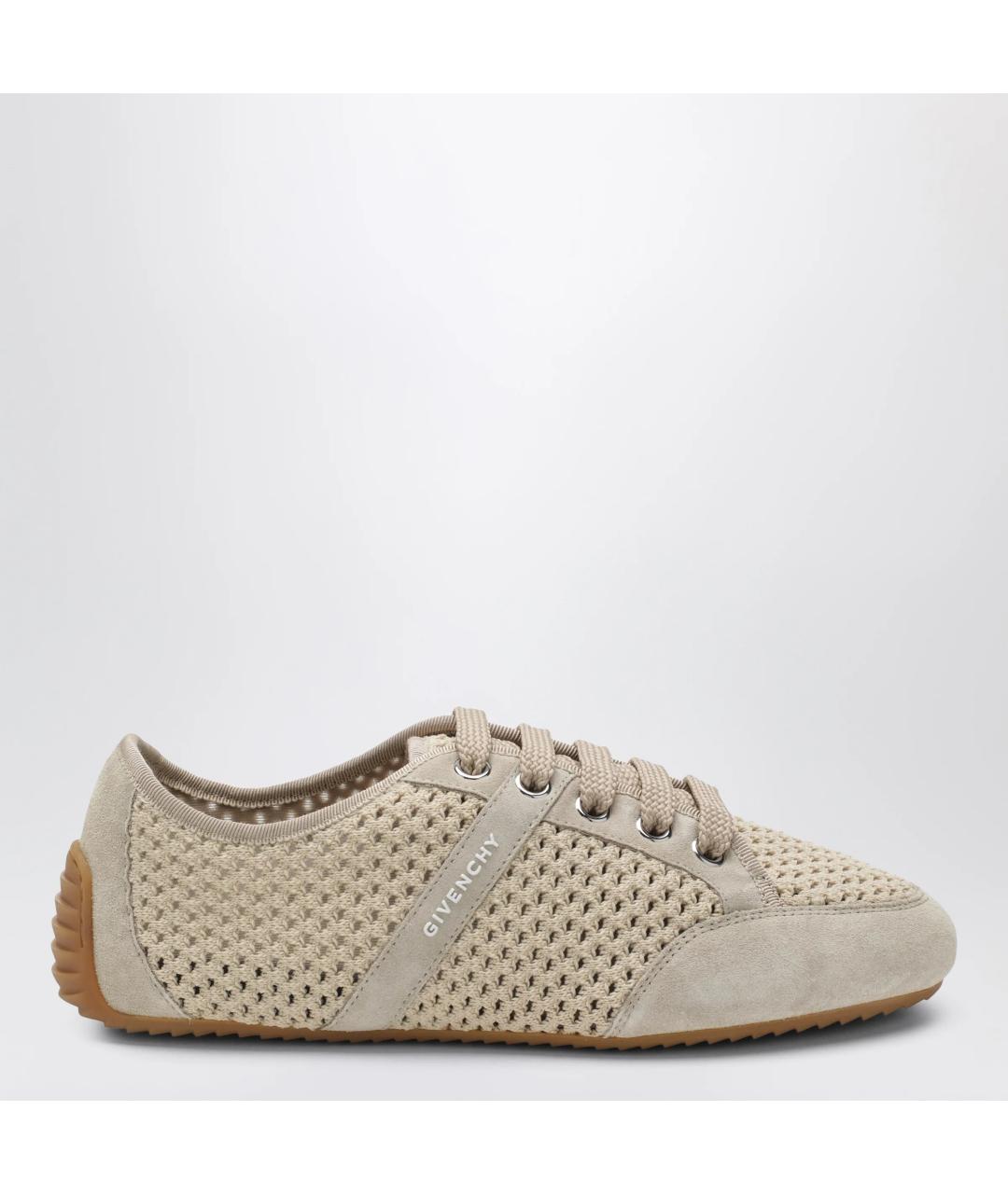 GIVENCHY Бежевые текстильные кеды, фото 3